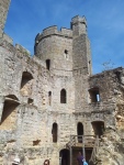 Inside Bodiam Castle