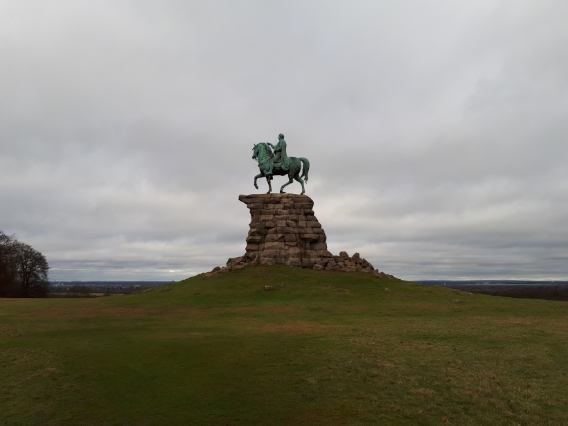 The Copper Horse - King George III statue atop Snow Hill